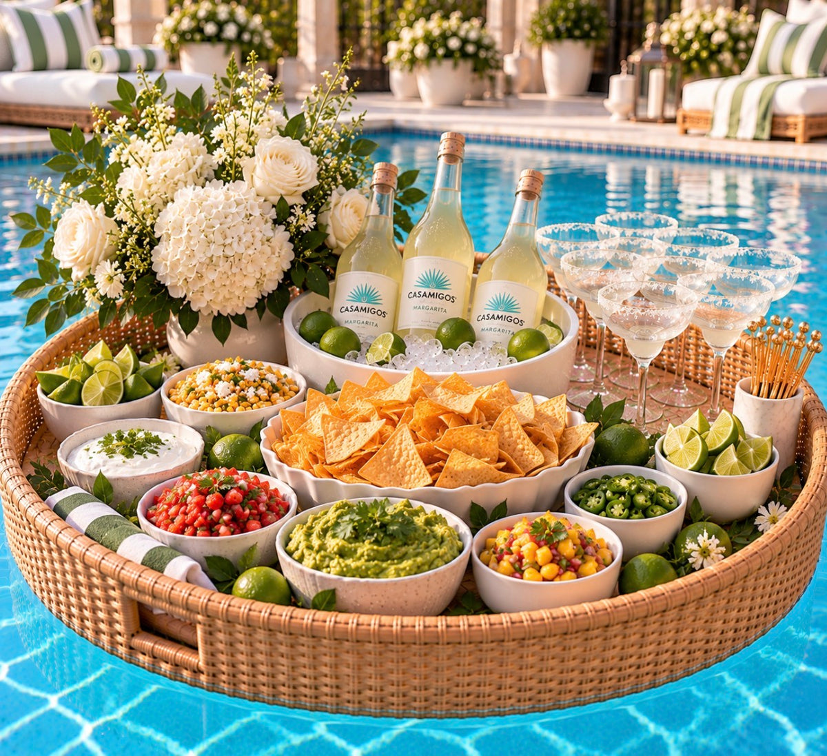 Floating Pool Tray Margarita Collection